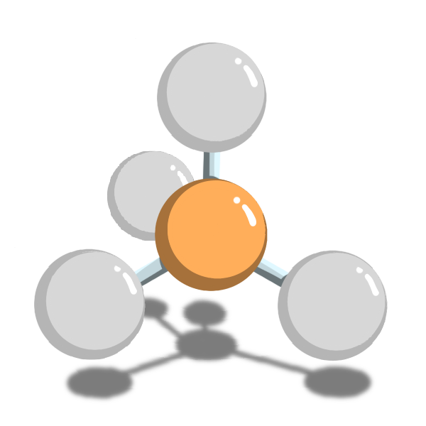 SiH4 Silane molecule